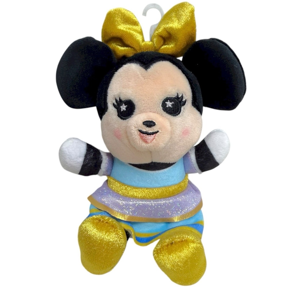 Disney Parks Wishables Minnie‎ Mouse WDW 50th Anniversary Plush Stuffed Toy NWOT